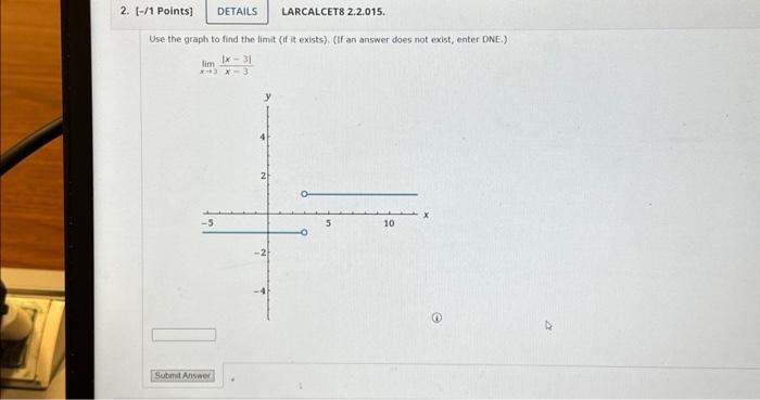 Solved Use The Graph To Find The Limit (if It Exists). (if 