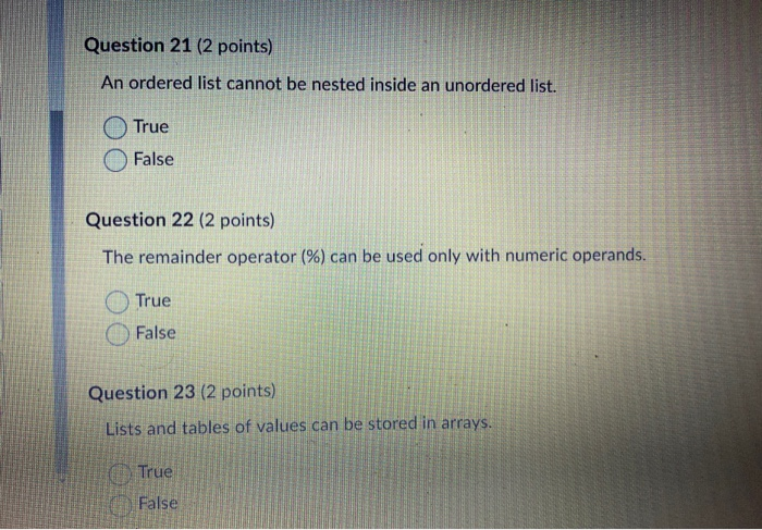 Solved Question 24 (2 points) The three ways to return | Chegg.com
