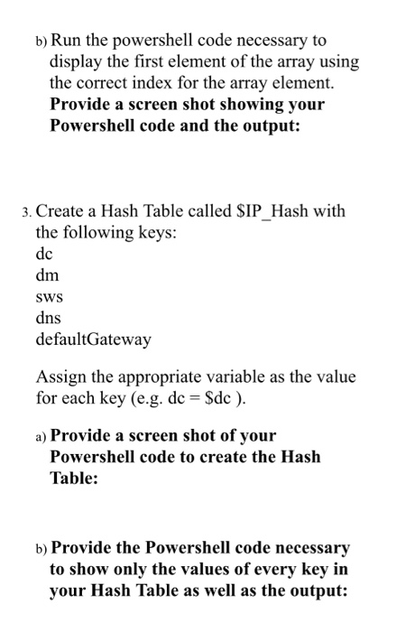 Solved 2. Create a simple array of all your variables as | Chegg.com