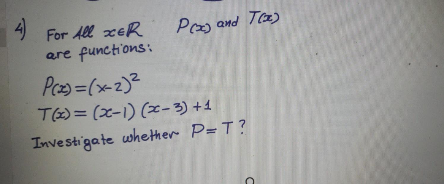 Solved Proc) and Trx) are 4 For All xer functions: | Chegg.com