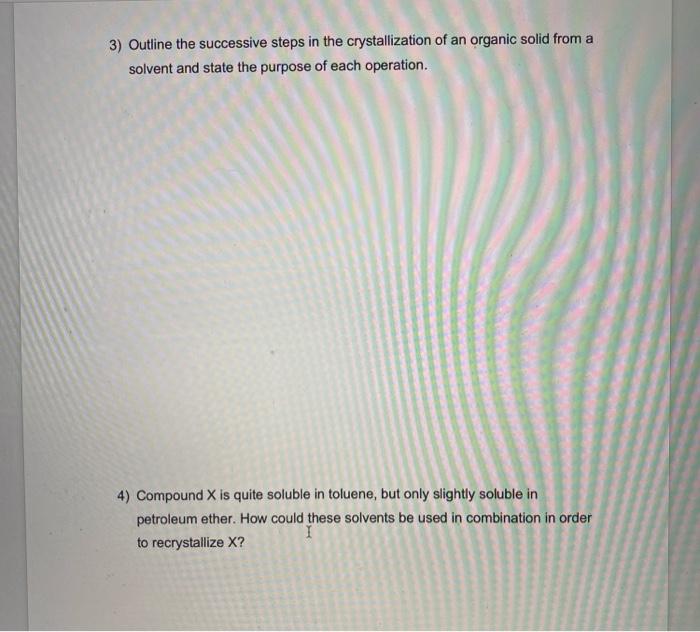 Solved Pre Lab Questions 1 While Filtering The Insoluble Chegg Com