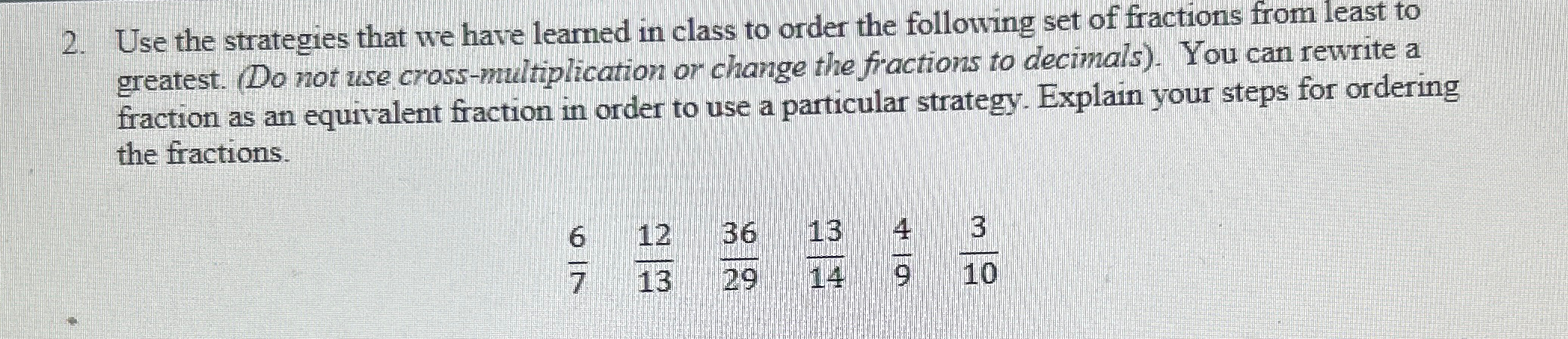Solved Use the strategies that we have learned in class to | Chegg.com