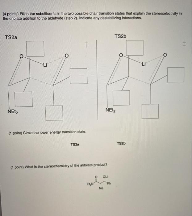 Solved 5. (35 points) Transition state analysis (a) (13 pts) | Chegg.com