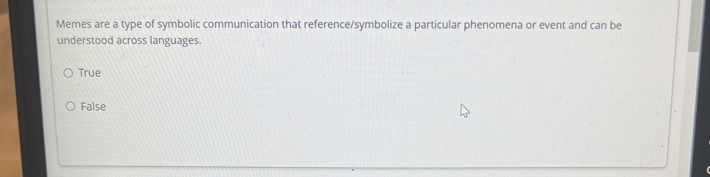 Solved Memes are a type of symbolic communication that