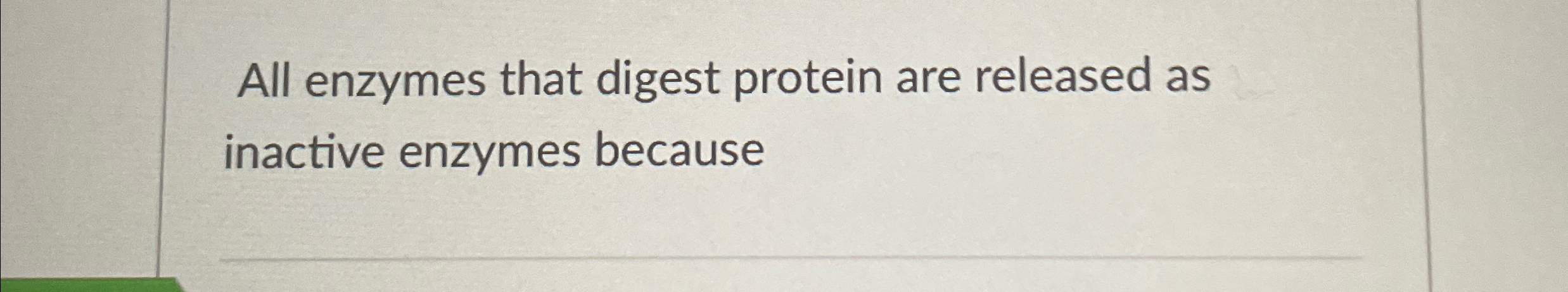 which of the following digestive enzymes can digest protein in acidic condition