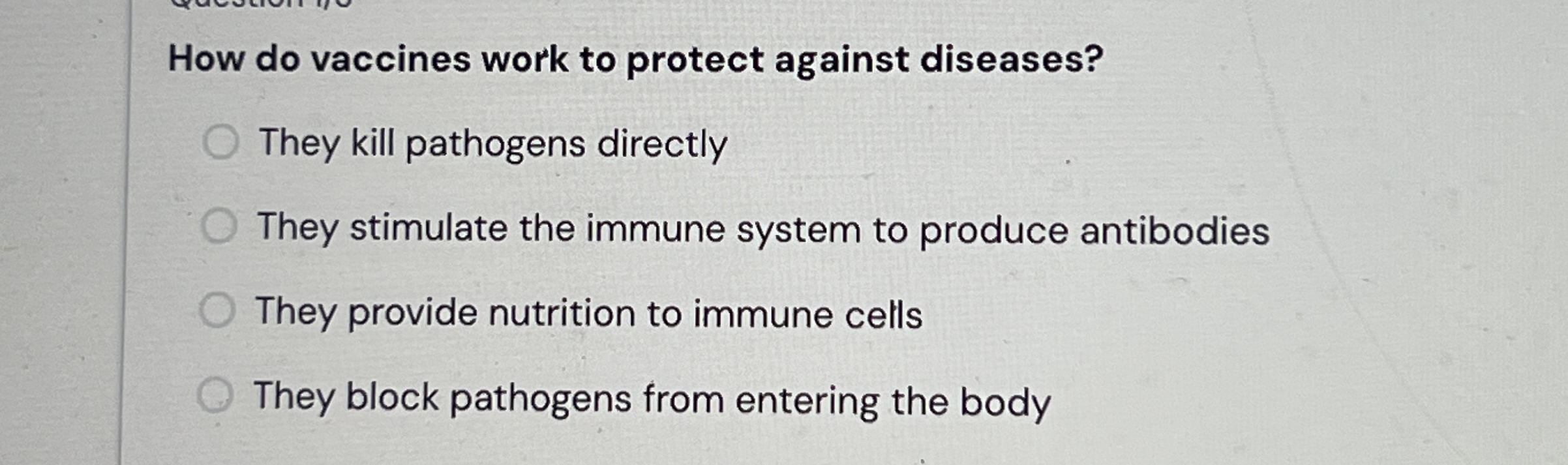Solved How do vaccines work to protect against diseases?They