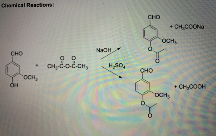Solved Chemical Reactions: CHO + CH3COONa OCH, CHO NaOH O 0 | Chegg.com
