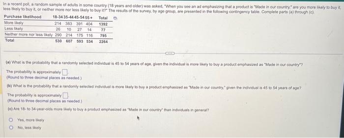 Solved (a) What is the probabity that a randomly selected | Chegg.com