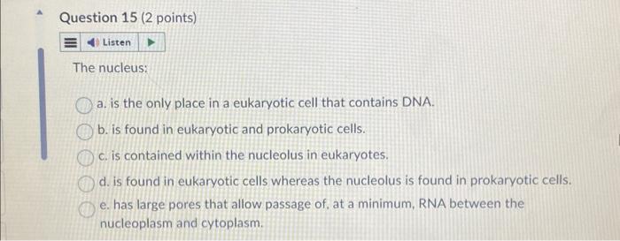 is dna or rna found in the nucleus of eukaryotic cells