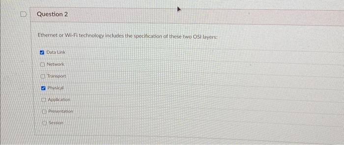 Solved 6 ance es ions tion Question 1 Match devices to OSI | Chegg.com