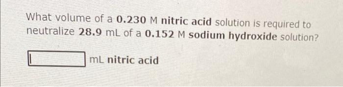 Solved What Volume Of A 0 223 M Hydroiodic Acid Solution Is Chegg