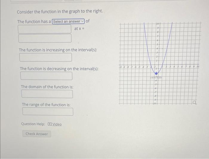 Solved The function is increasing on the interval(s): The | Chegg.com
