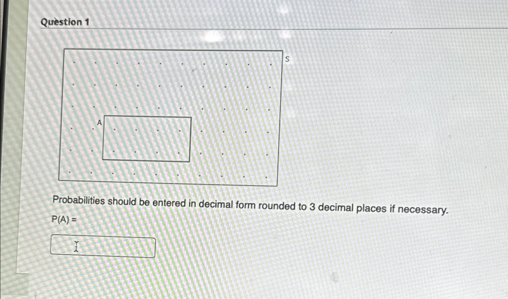 Question 1Probabilities should be entered in decimal | Chegg.com