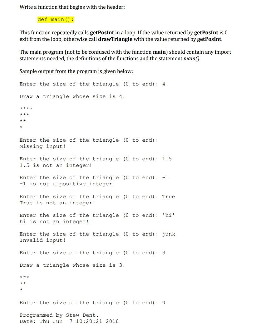 Solved The purpose of this question is to write a python | Chegg.com