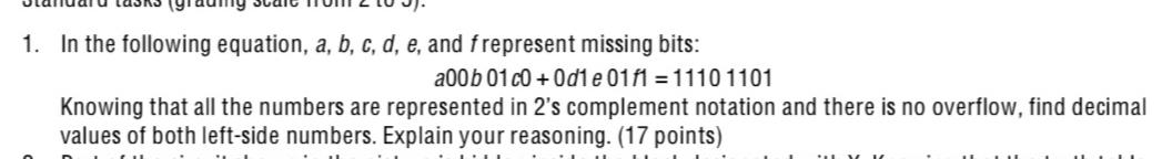 Solved In the following equation, a,b,c,d,e, ﻿and f | Chegg.com