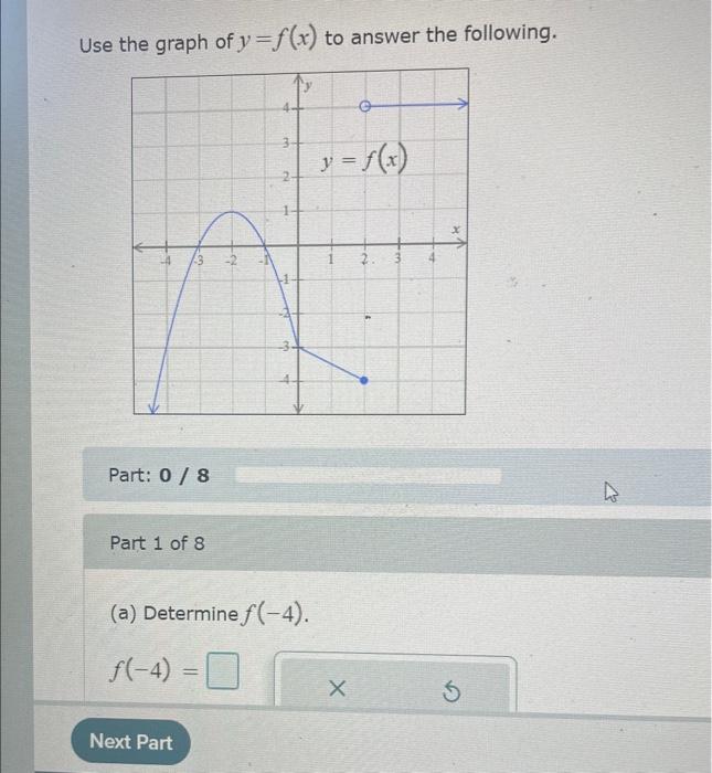 Solved Use the graph lf y=f(x) to answer the following. a) | Chegg.com