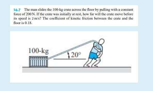 solved-14-7-the-man-slides-the-100-kg-crate-across-the-floor-chegg