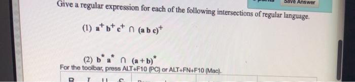 Solved Answer Give a regular expression for each of the | Chegg.com
