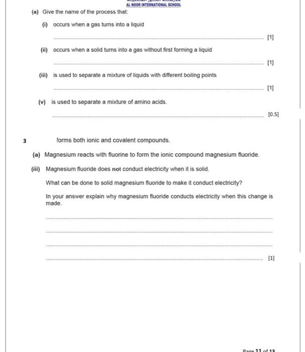 Solved (a) Complete the table about solids, liquids and | Chegg.com