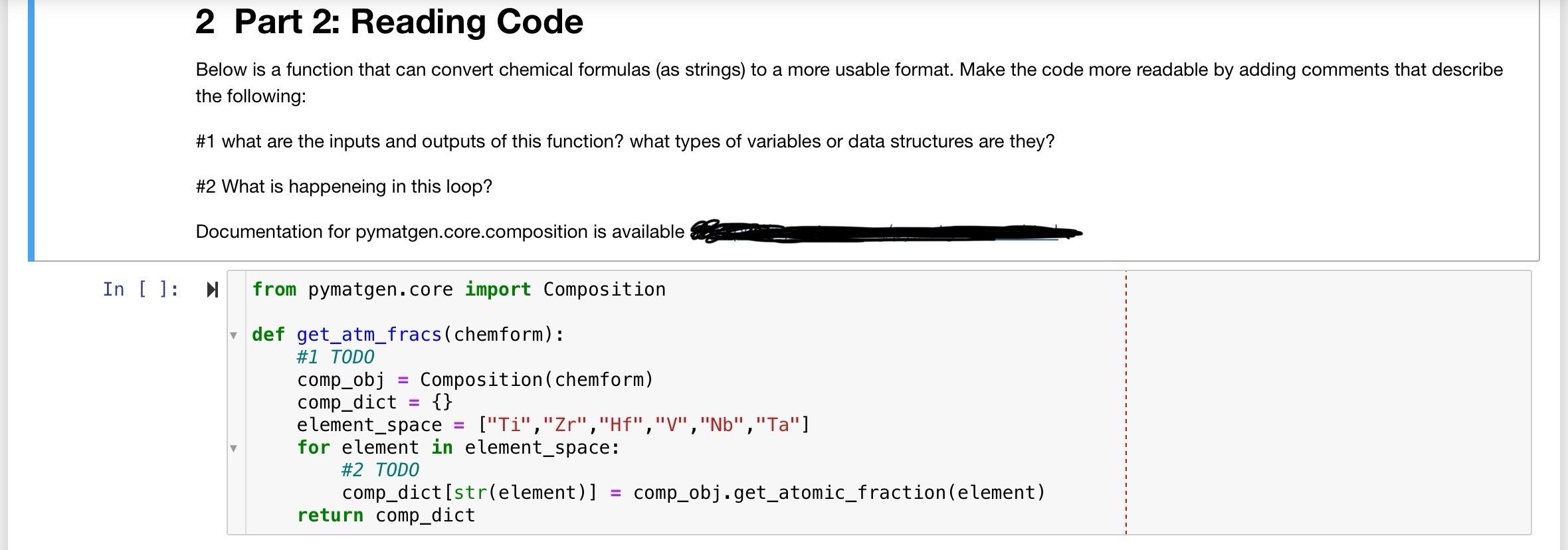 Solved 2 ﻿Part 2: Reading CodeBelow is a function that can | Chegg.com