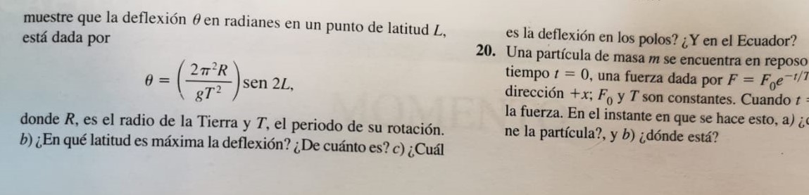 Debido A La Rotaci N De La Tierra Una Plomada Puede Chegg Com