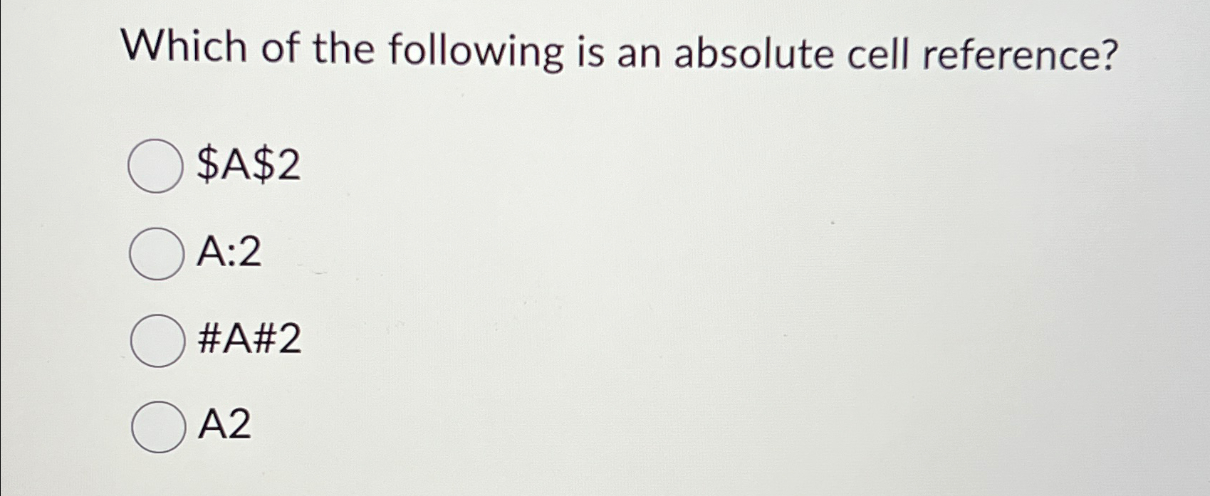 solved-which-of-the-following-is-an-absolute-cell-chegg