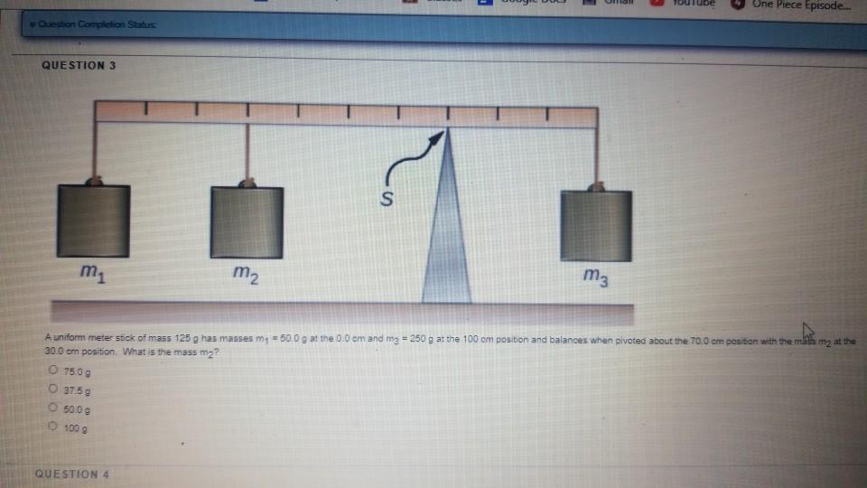 One Piece Episode Question Completion Status Chegg Com