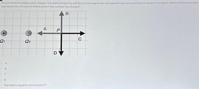 Solved Glectric field of multiple point charges: Two point | Chegg.com