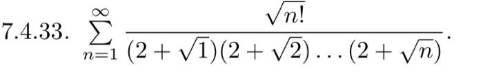 Solved Use Raabe's Test to determine wheather the series is | Chegg.com