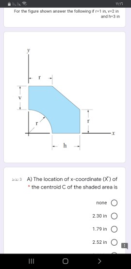 Solved 1:17 For the figure shown answer the following ifr-1 | Chegg.com