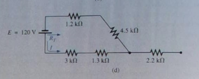 Ex 122) ﻿All the resistors in fig. 122d are 8.1kOhms | Chegg.com