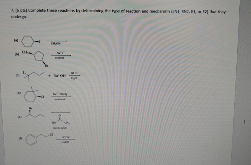 Solved Complete These Reactions By Determining The Type Of | Chegg.com