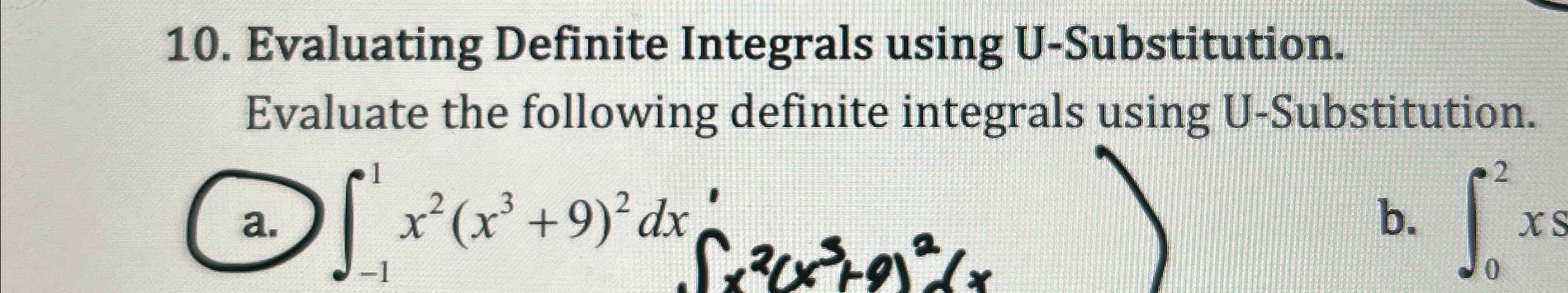 Solved Evaluating Definite Integrals using | Chegg.com