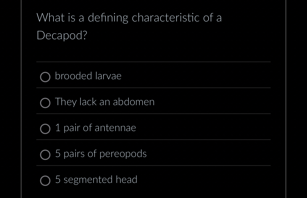 Solved What is a defining characteristic of a | Chegg.com