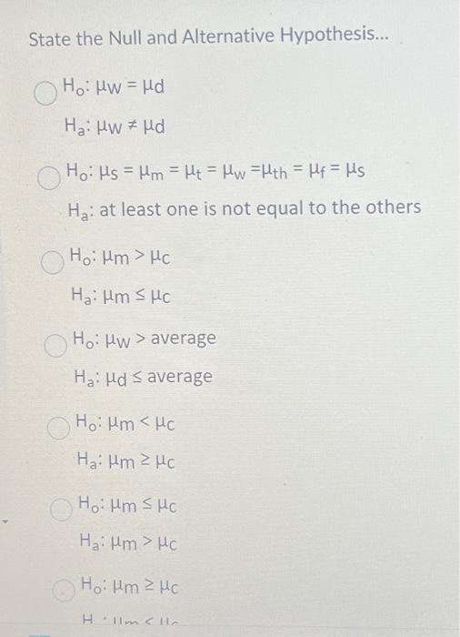 7 step hypothesis test