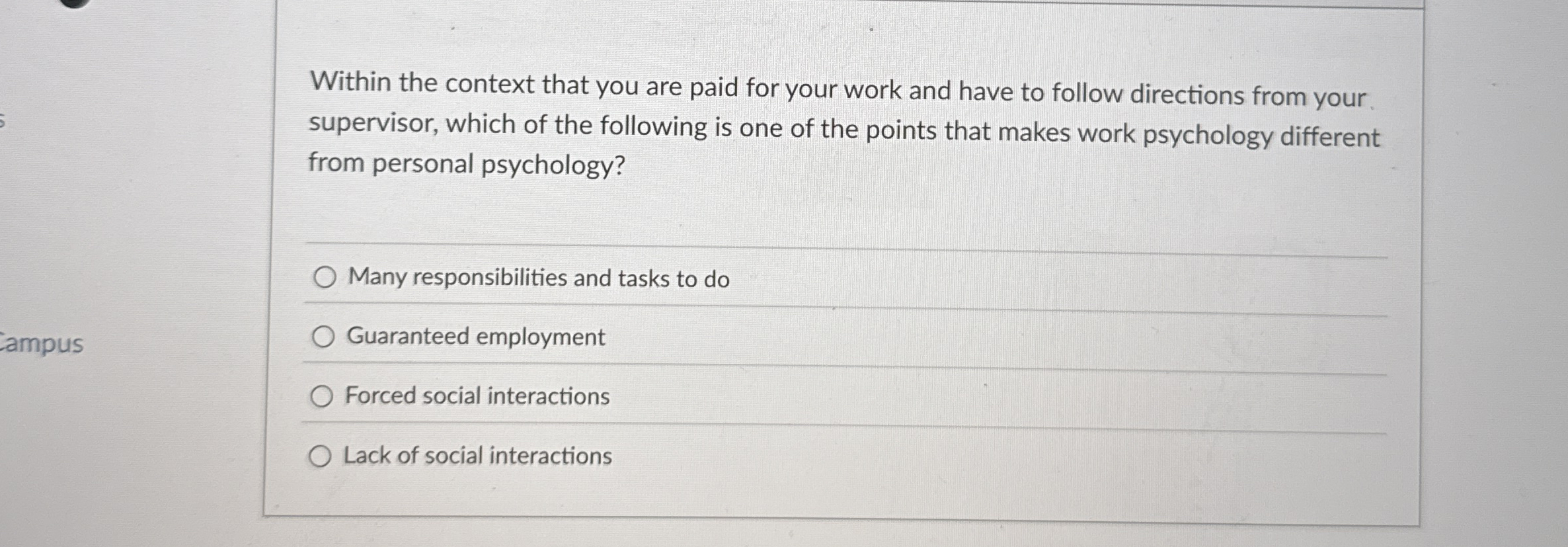 Solved Within the context that you are paid for your work | Chegg.com