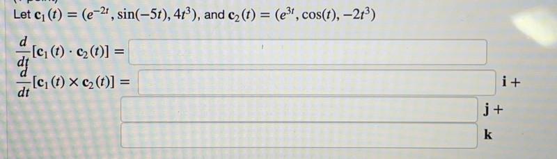 Solved Let C T E 21 Sin 5t 41 And Cz T E3 Chegg Com