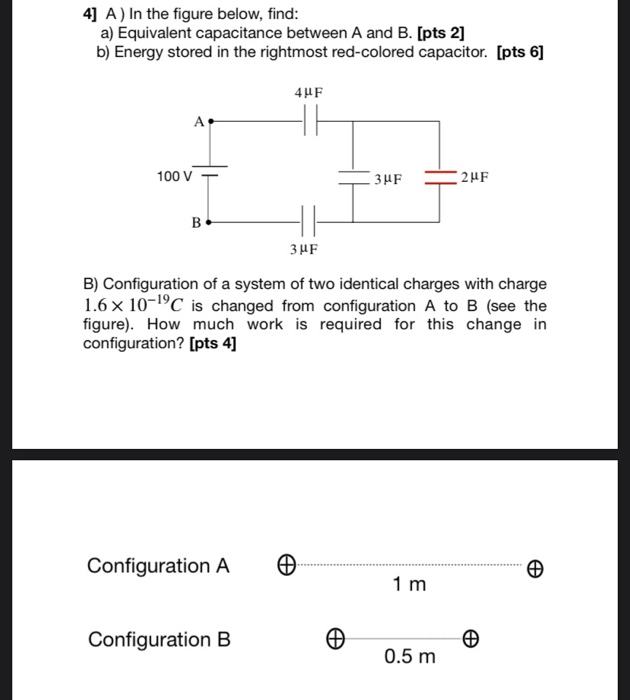 Solved 4] A) In The Figure Below, Find: A) Equivalent | Chegg.com