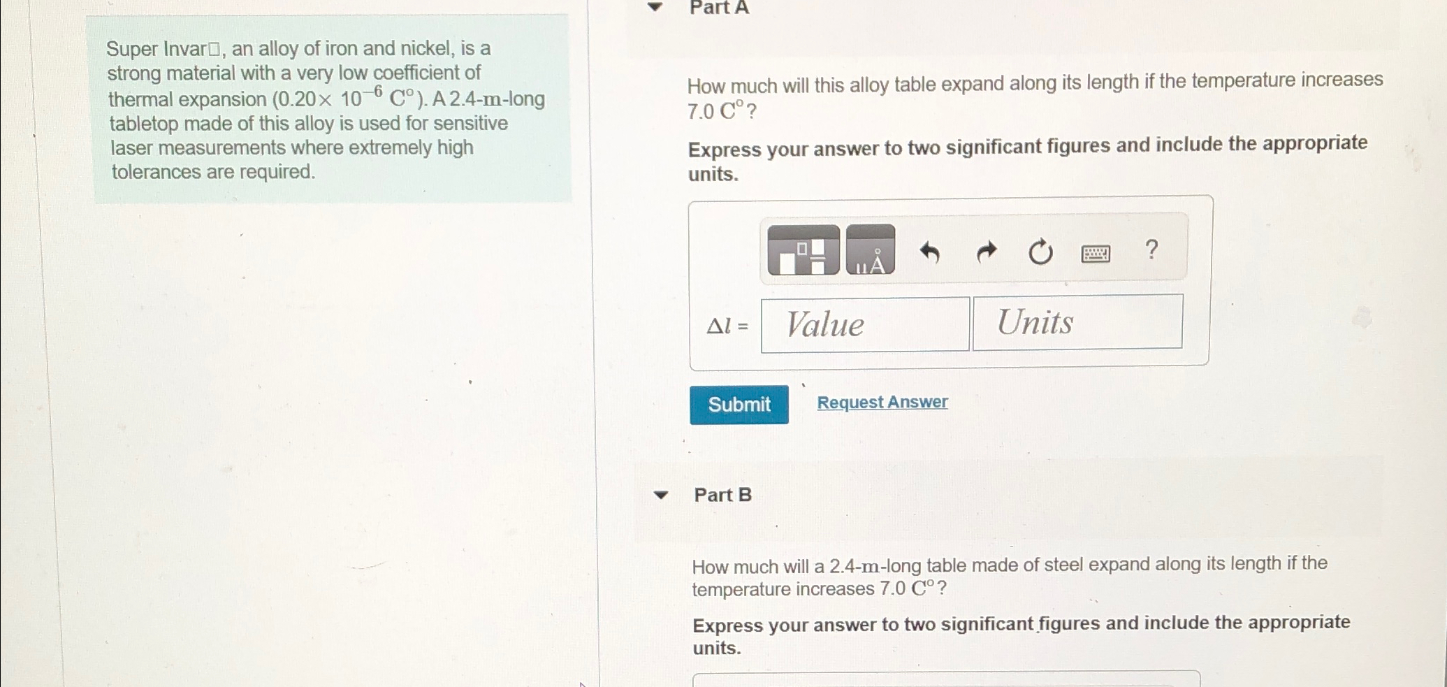 Solved Super Invar , ﻿an alloy of iron and nickel, is a | Chegg.com