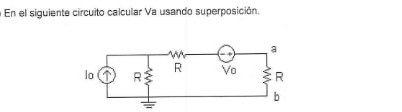 Solved En El Siguiente Circuito Calcular Va Usando | Chegg.com