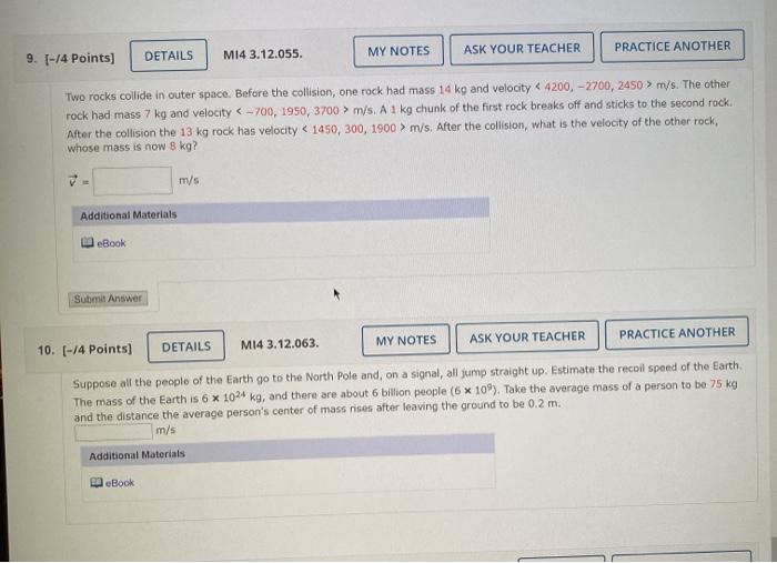 Solved MY NOTES ASK YOUR TEACHER PRACTICE ANOTHER DETAILS 9. | Chegg.com