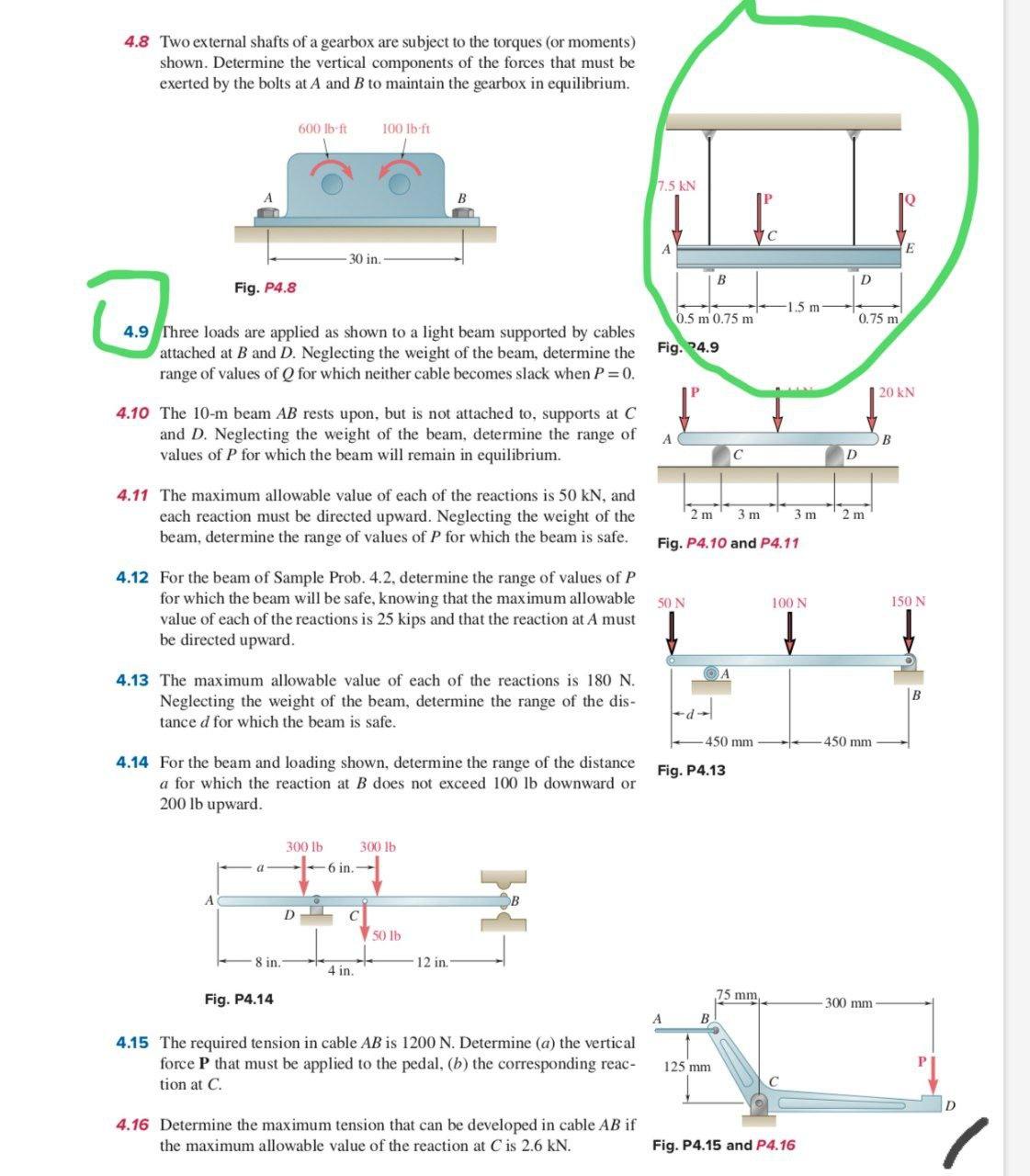 Solved 4.8 Two external shafts of a gearbox are subject to