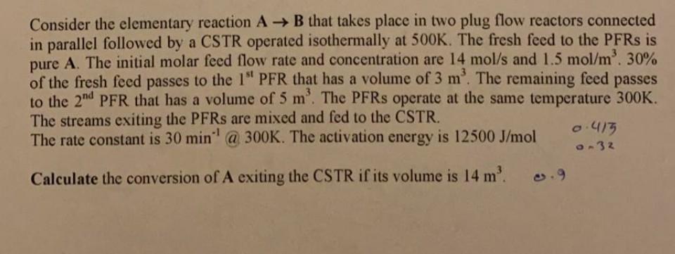 Solved Consider the elementary reaction A + B that takes | Chegg.com