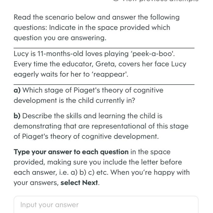 Solved Read the scenario below and answer the following Chegg