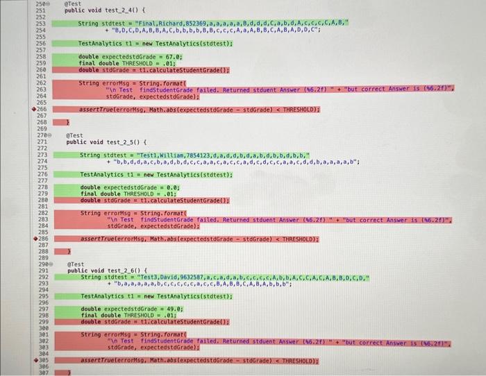 Solved i have already given you my java code. i want to pass | Chegg.com