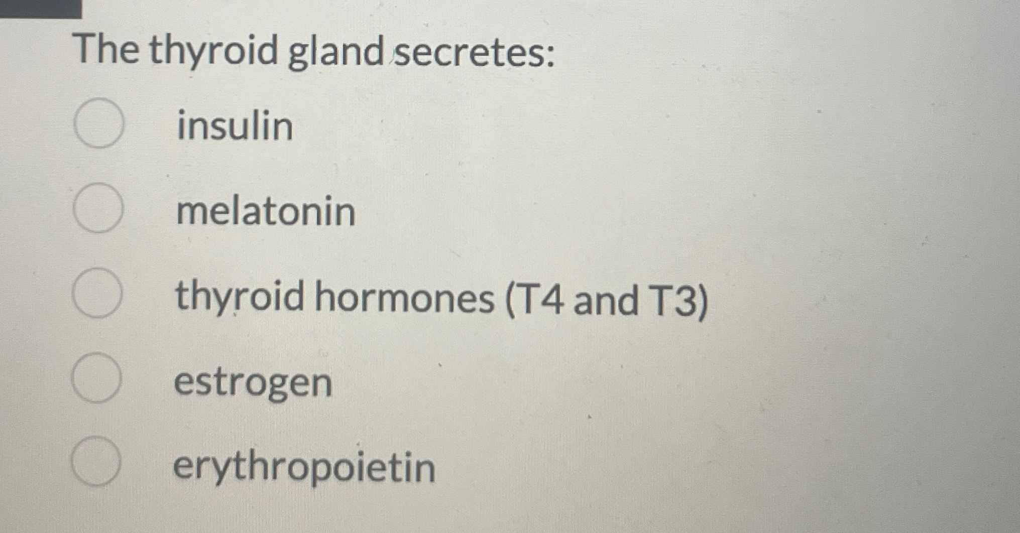 THE THYROID GLAND SECRETES visual data 5
