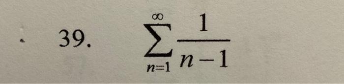 Solved Determine the convergence or divergence of the | Chegg.com ...