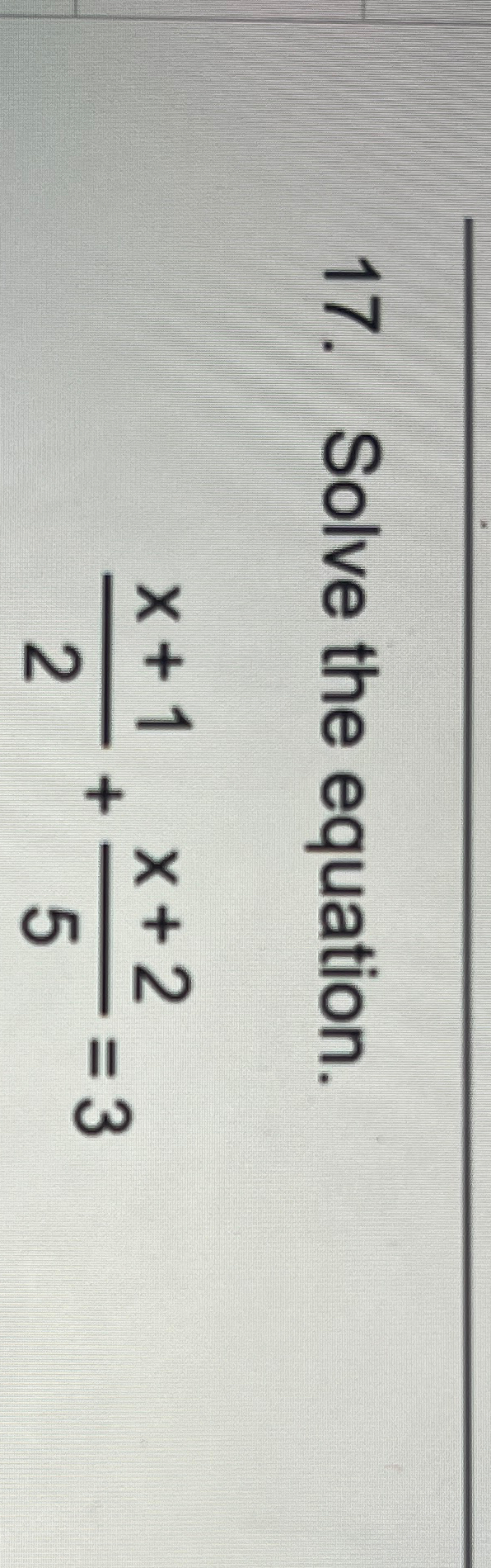 solve the equation 5x 2 3x 12