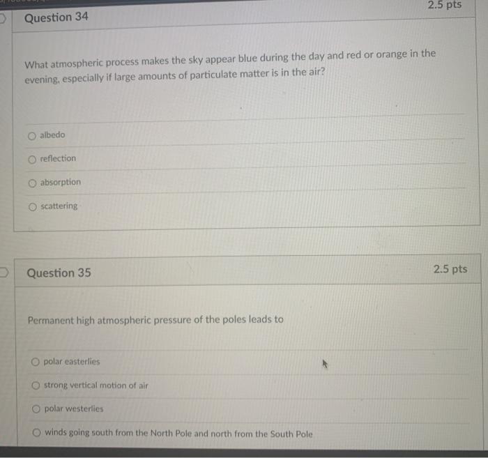 Solved Question 6 2.5 pts You are talking with someone from | Chegg.com