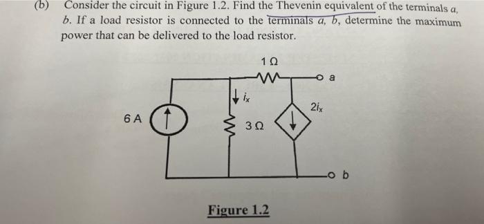 [Solved]: Pls Help This Question B) Consider The Circuit In